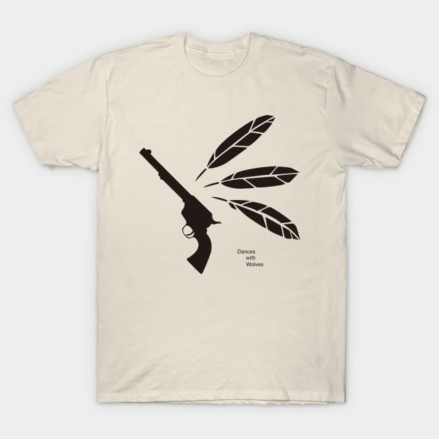 Dances with Wolves T-Shirt by KatuArt